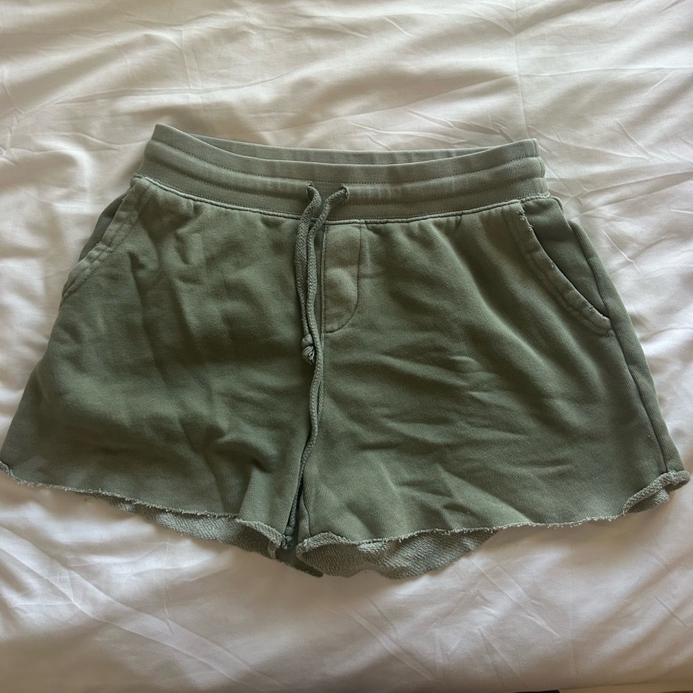 Arie Olive Green Women's Comfy Shorts